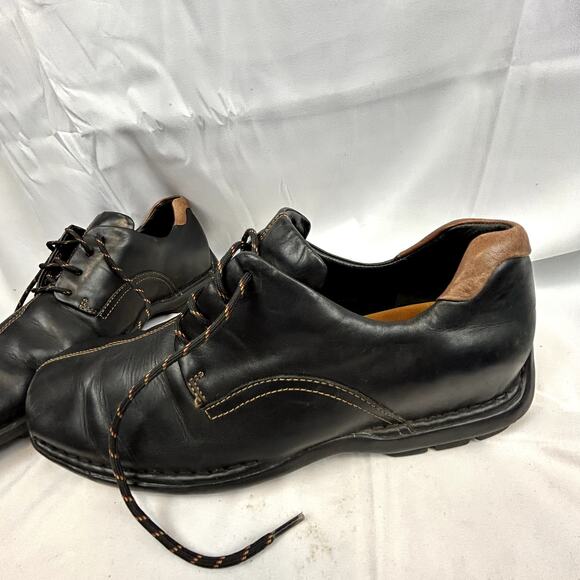 Cole Haan Men Shoes size 10.5 Black Lace up Leather 161C04073C12 - Picture 3 of 15